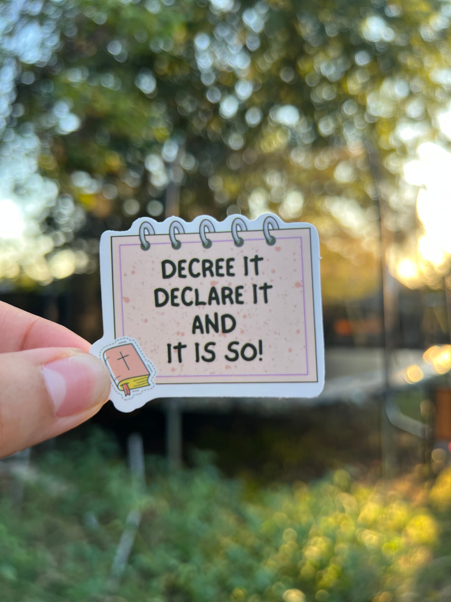 Decree it, declare it and it is so!