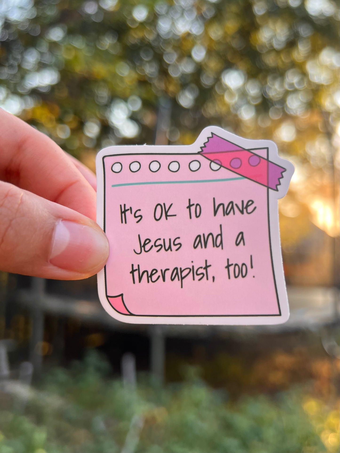 It’s ok to have Jesus and a therapist, too!