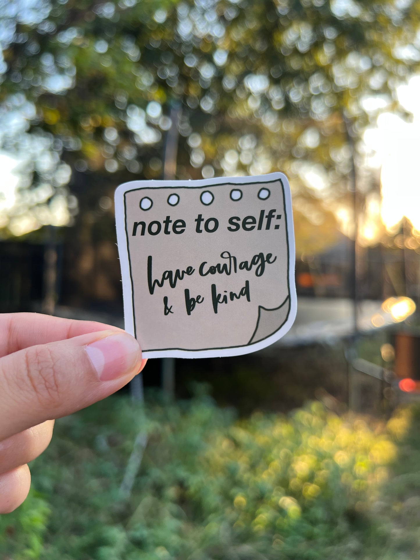 Have courage and be kind