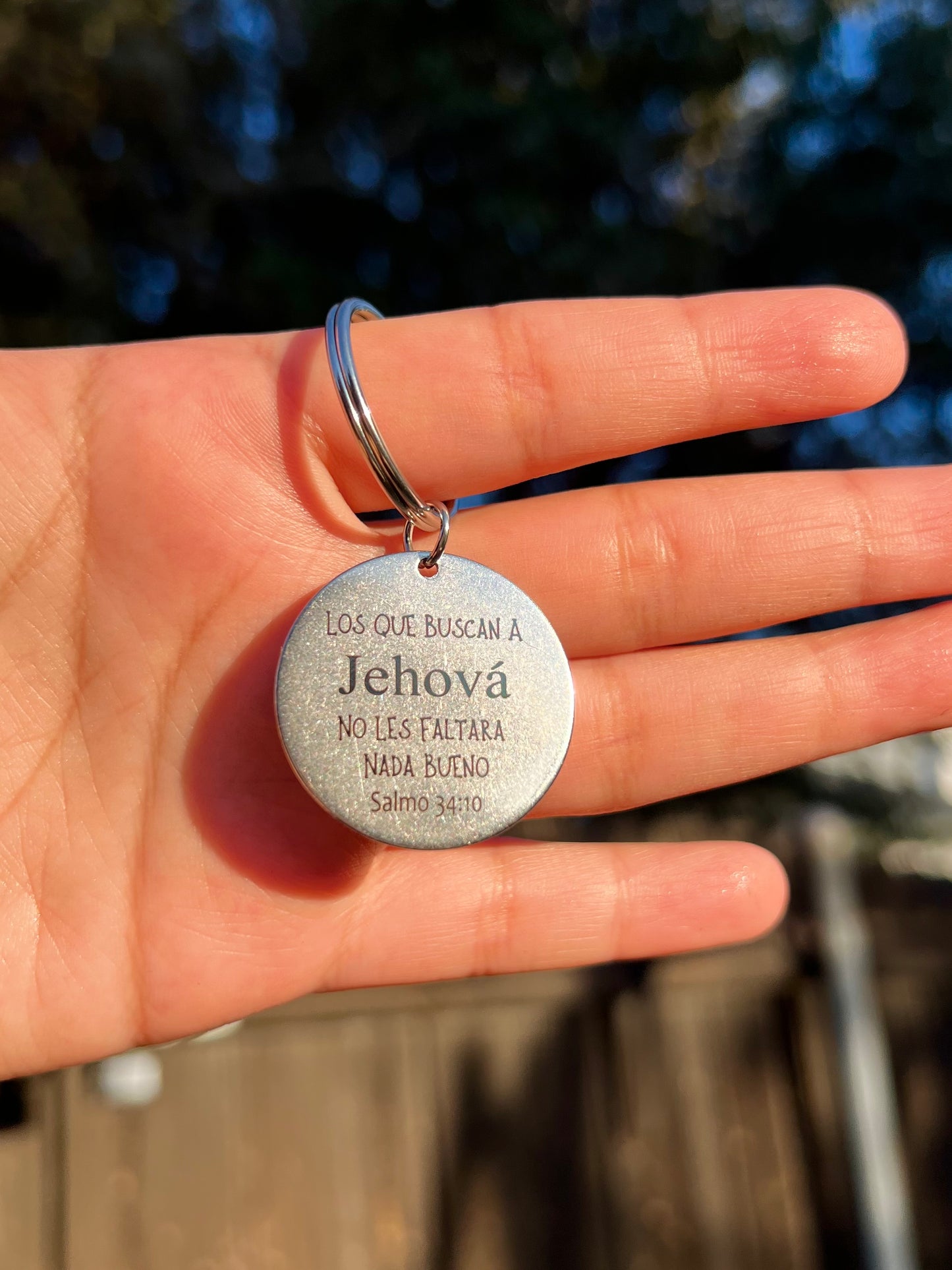 Llavero (Salmo 34:10)