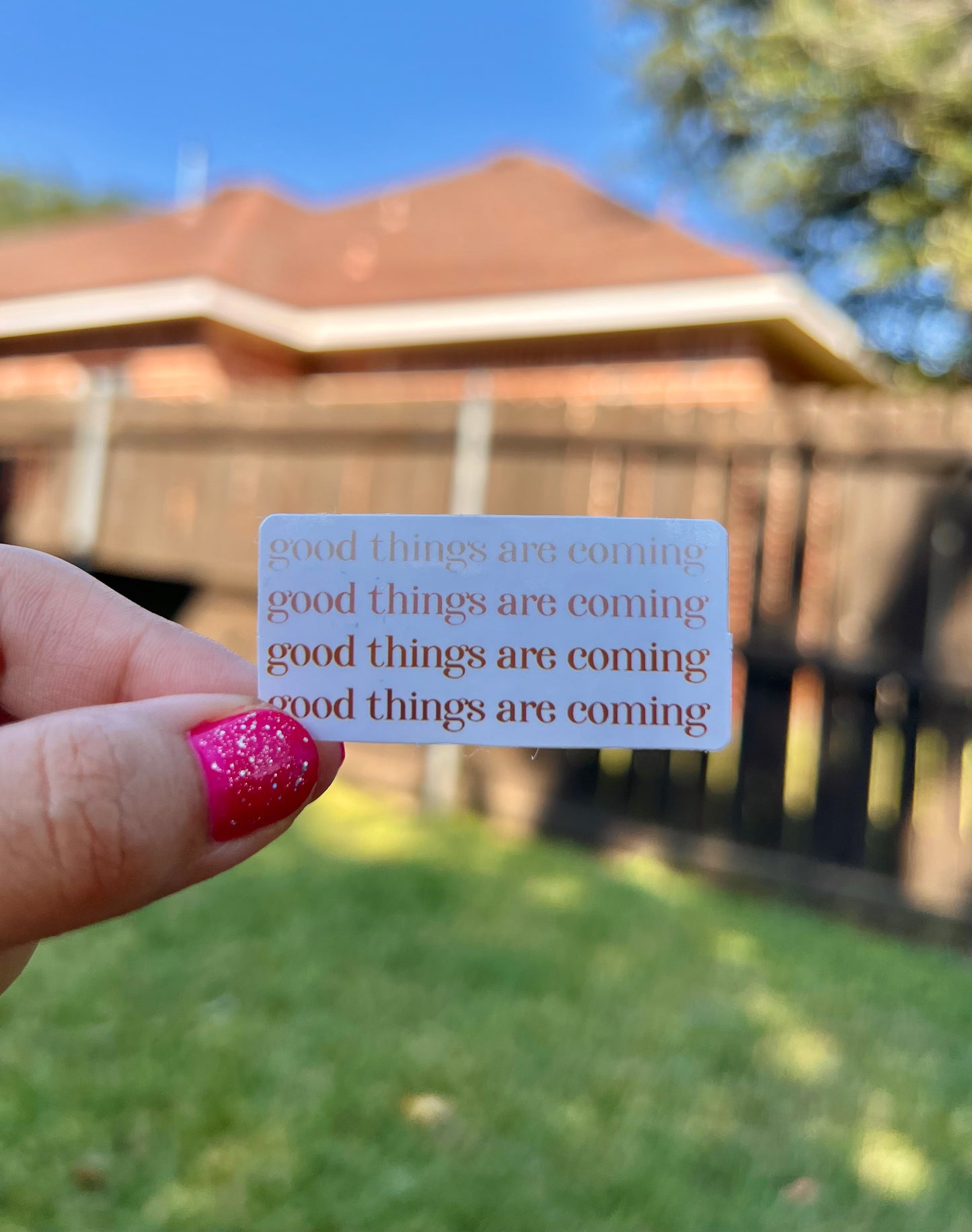 Good things are coming