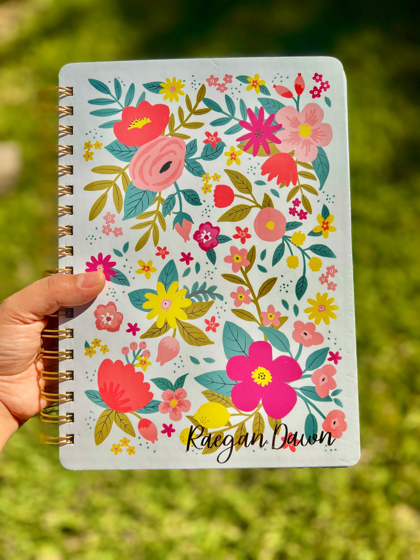 Cuadernillo primaveral con espiral (Journal)