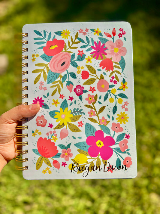 Cuadernillo primaveral con espiral (Journal)