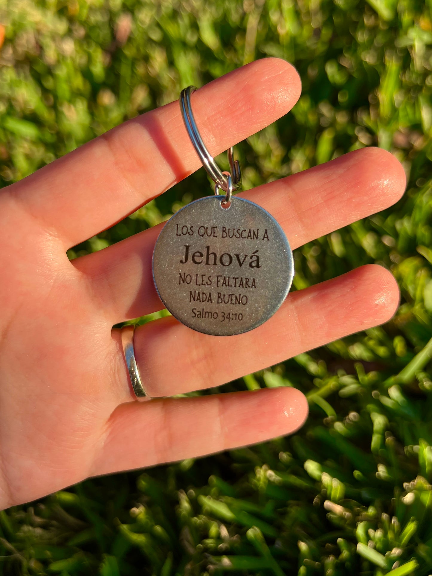 Llavero (Salmo 34:10)