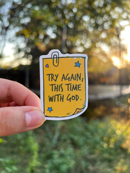 Try again, this time with GOD