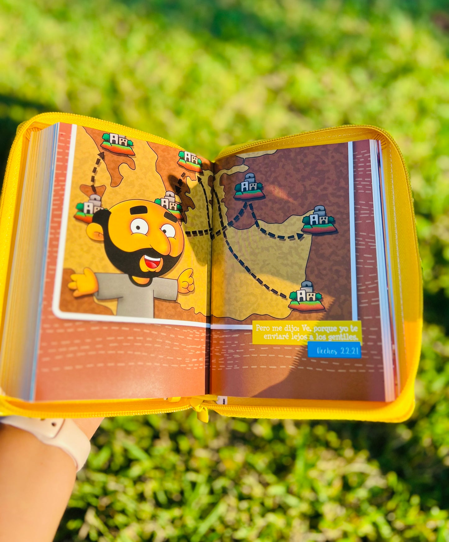 Biblia amarilla compacta para niños (Mi gran viaje)