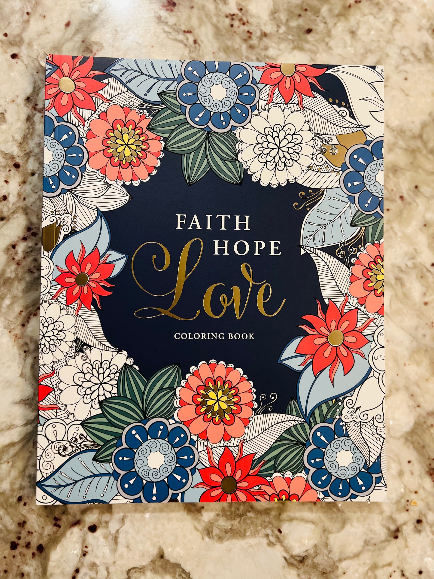 Faith Hope Love Libro para Colorear