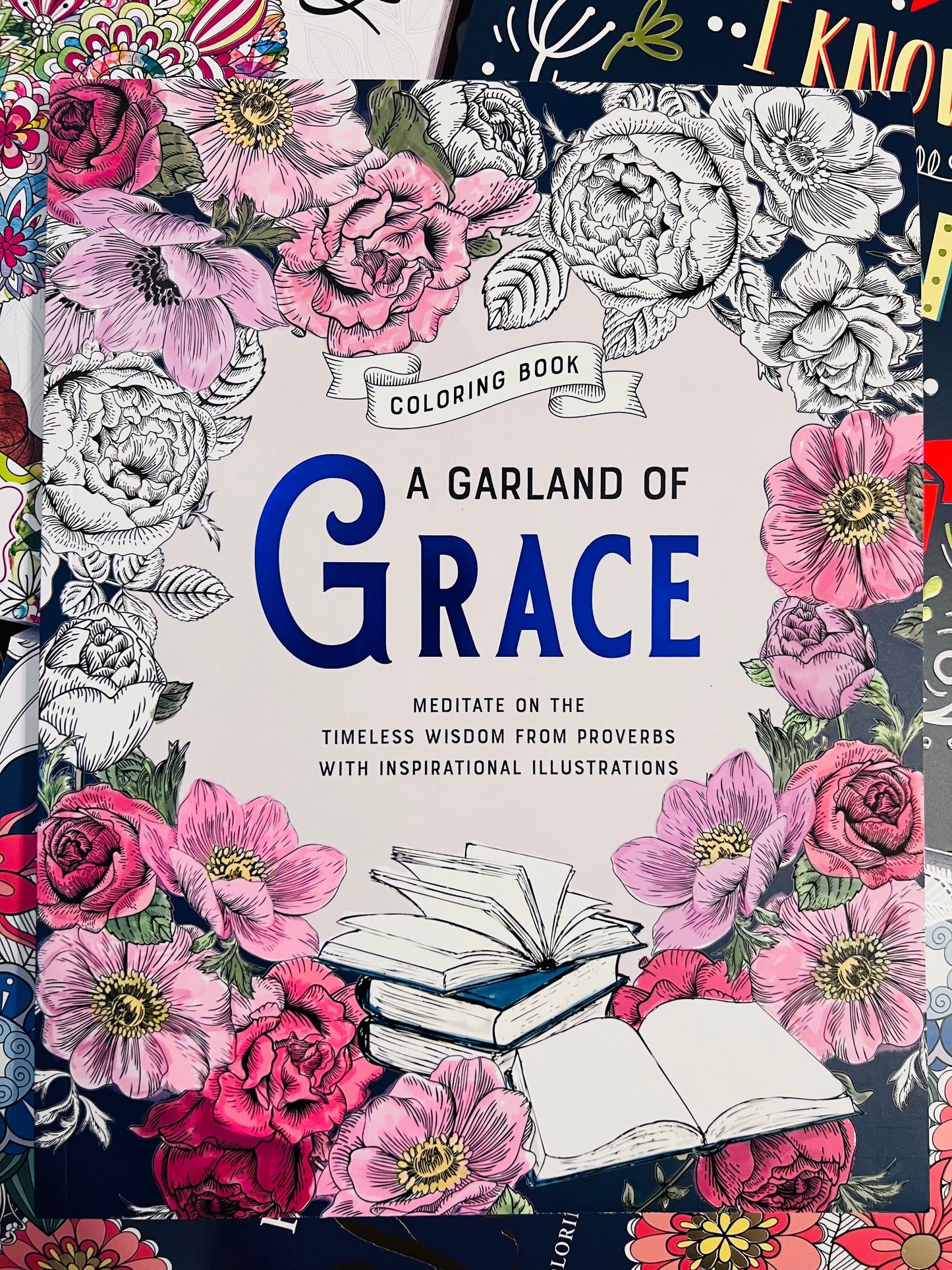 A Garland of Grace Libro para colorear