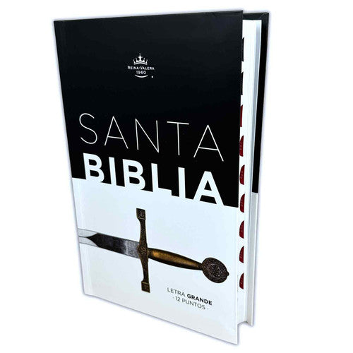 Biblia Letra Grande 12 puntos RV1960 flexible con índice - Y tomad la espada del Espíritu