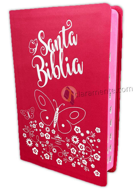 Biblia Fucsia con Letra Grande, Indice y Concordancia Amplia RV1960