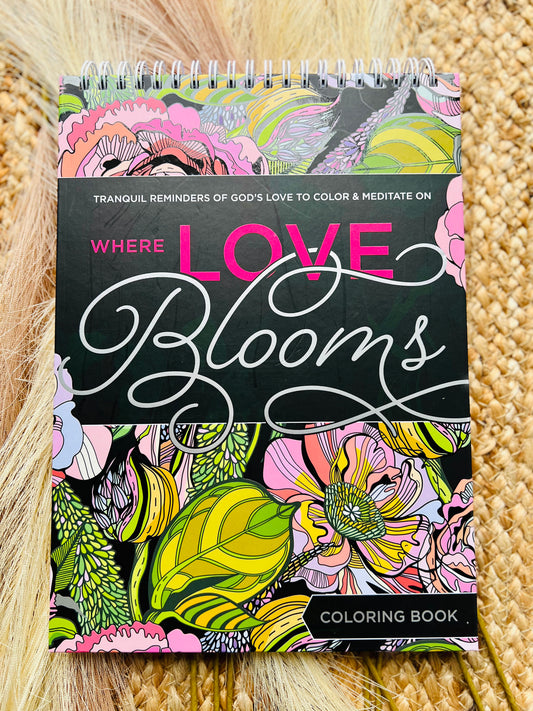 Where Love Blooms Libro para Colorear