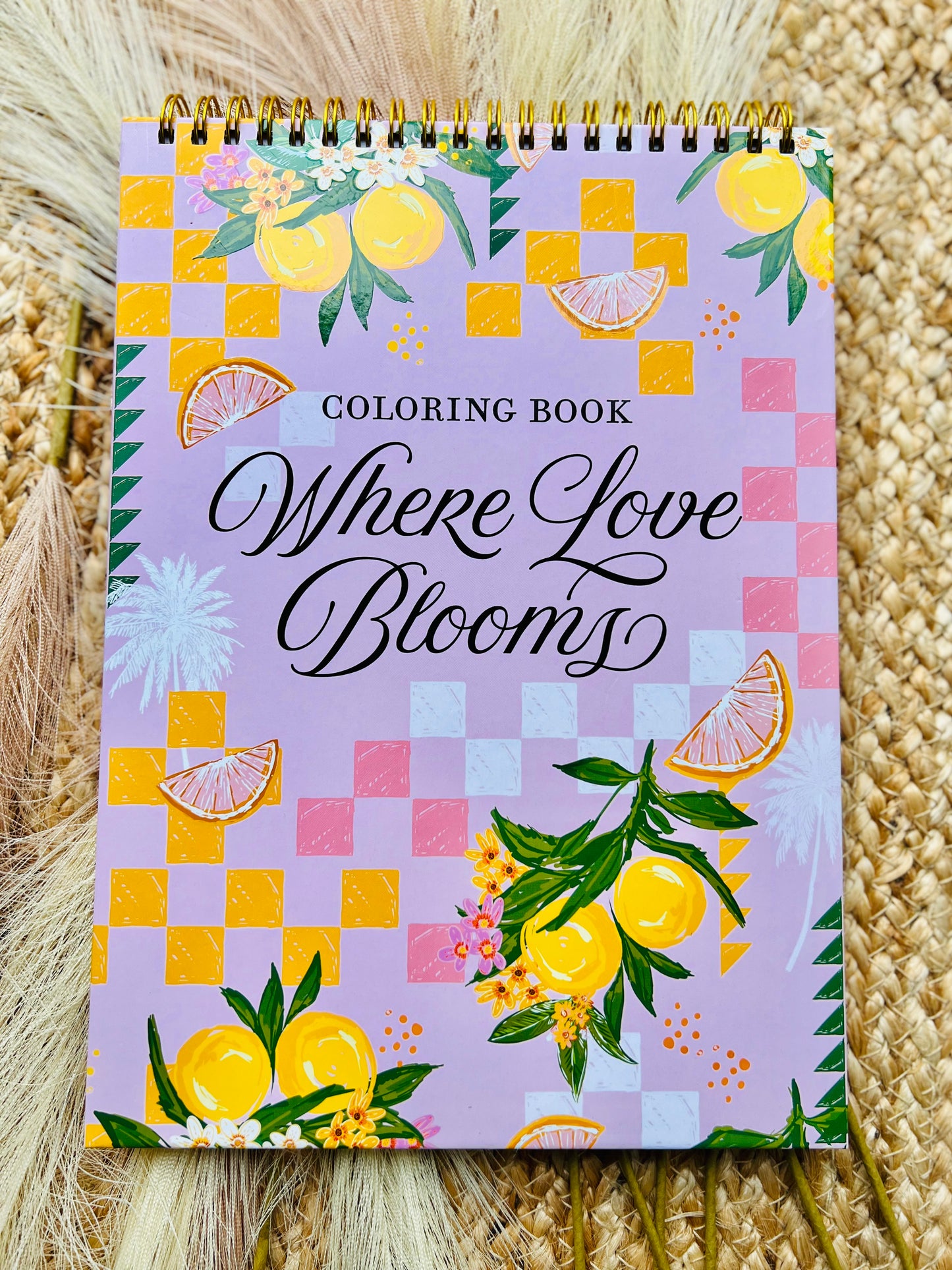 Libro para colorear where love blooms