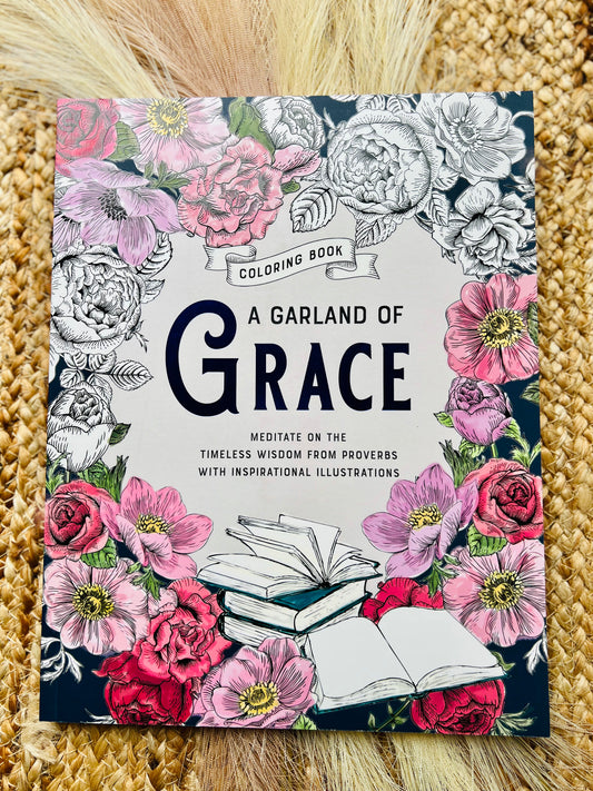 A Garland of Grace Libro para colorear