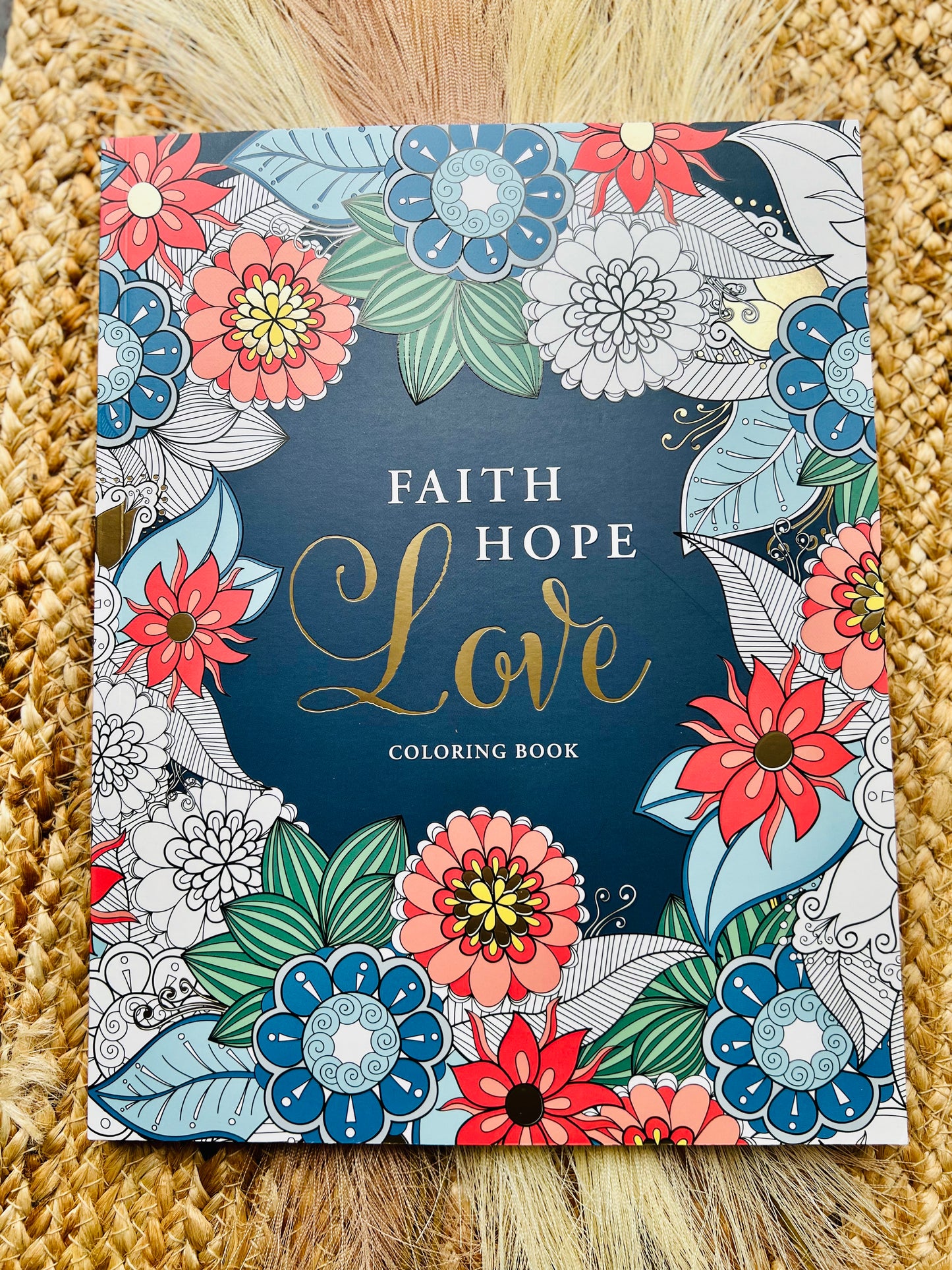 Faith Hope Love Libro para Colorear