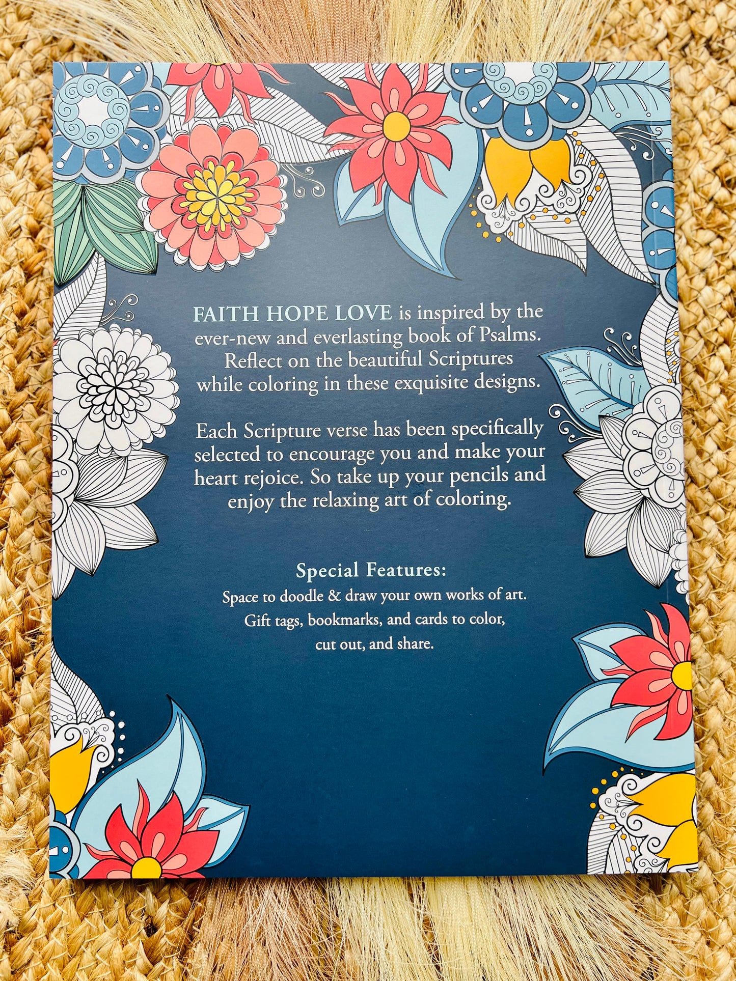 Faith Hope Love Libro para Colorear